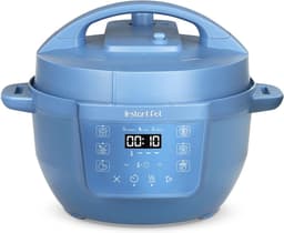 Elektrische Multicooker - Snelle Kookpan - Maaltijden Bereiden - Compact Formaat - 38 Liter - Zwart — thumbnail 3
