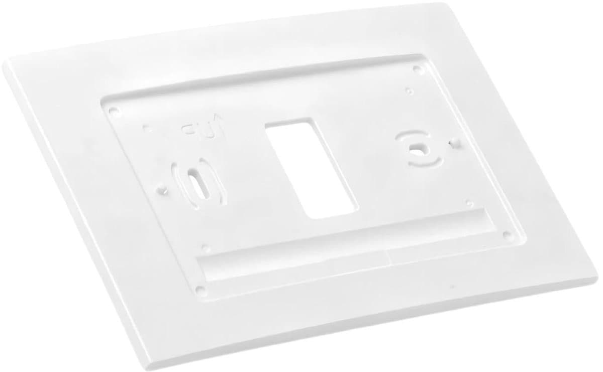 Wandmontageplaat voor Slimme Programmeerbare Thermostaat, Wit — afbeelding 1