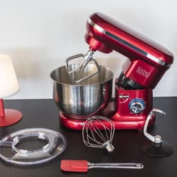 Keukenmachine - Mixer Banketbakker - Deeg Kneden - Planeetmengsysteem - 5.5 liter - Rood — thumbnail 2