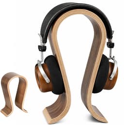 Headset Stand - Headset Houder - Koptelefoon standaard - Koptelefoon Houder - Hoofdtelefoon Houder - Headphone stand - Walnoot — thumbnail 1