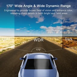 Dashcam voor auto - Zwart - 3 Inch IPS Scherm - 1080P Full HD Groothoekcamera met Nachtzicht - Veiligheid op de Weg — thumbnail 5