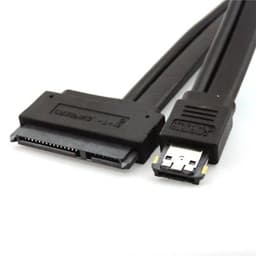 Dual Power 12V en 5V eSATAp naar SATA-kabel voor 2,5 en 3,5 inch harde schijven — thumbnail 2