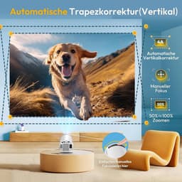 Mini Beamer - Wit - Native 720P HD - Ondersteunt 4K/1080P - Voor Thuisbioscoop — thumbnail 5