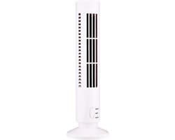 Draagbare luchtkoeler - Mini-koeltorenventilator - Stille werking - Wit - Persoonlijke koeling - USB-desktopairconditioner - Geschikt voor... — afbeelding 1