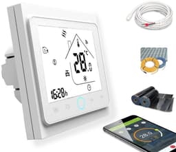 Slimme Thermostaat - Verwarming Regelaar - Comfort Verhogend - App Bediening - 24V - Wit — thumbnail 5