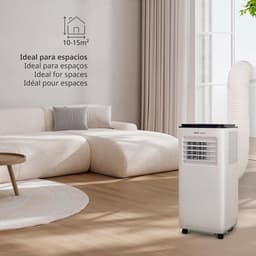 Mobiele Airconditioner - Airco Ventilator - Ruimte Koelen - 3-in-1 Functie - 12 m² - Wit — thumbnail 4