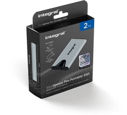 Integral SlimXpress Pro INSSD2TPORT3.2SLIMXS externe solide-state drive Thunderbolt technologie 2 TB USB Type-C USB 3.2 Gen 2x2 Zilver — thumbnail 1