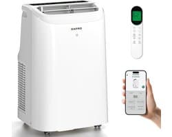 Mobiele Airco 10000 BTU – Smart Airconditioner – App Bediening – 47 dB – 24-uurs Timer – Wit — afbeelding 1
