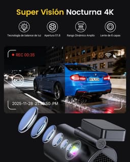 Dashcam - Compact Design - Full HD Beeldkwaliteit - Nachtzichtfunctie - Voor Auto's — thumbnail 4