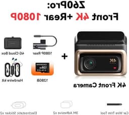 4K Dual Dashcam – Auto Camera – Dashcam Met GPS – Rijveiligheid Camera – Parkeermonitor – 4G Verbinding – Sony STARVIS Sensor – 24/7 Parkeermonitoring — thumbnail 5