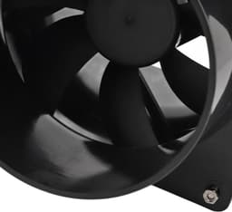 Afzuigventilator op Zonne-energie - Zonnepaneel Ventilator - Efficiënte Koeling - 10W Vermogen - 19 x 13 x 13 cm - Zwart — thumbnail 3