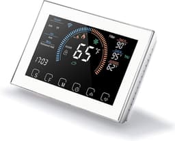 Slimme Thermostaat - App Bediening - Energie Besparen - LCD Touchscreen - Programmeerbaar - Wit — thumbnail 5