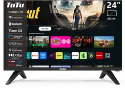 TuTu Tizen Smart TV - LED HD - 24 inch/61 cm - Streaming apps - AirPlay - HDMI x3, USB x2, CI+ - Tripple Tuner DVB-T/T2/S/S2/C - Frameless Design - Geassembleerd in Nederland - TU24Q1H-T8 — thumbnail 1
