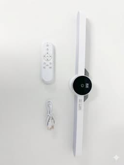 Bureaulamp voor Studeren - Oogbescherming LED Lamp - Magnetisch en Oplaadbaar - Verstelbare Leeslamp voor Studenten, Slaapkamer en Bureaugebruik — thumbnail 1
