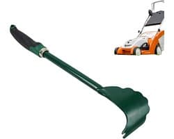 Afdekreiniger Grasmaaier - Tuin Schraper - Platform Schoonmaken - Stalen Materiaal - 36.8 cm - Grijs