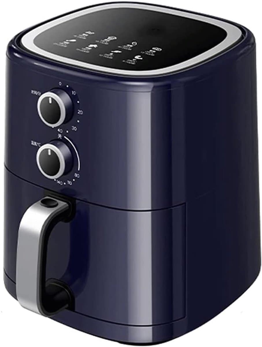Luchtfriteuse Oven - Compacte Frituurpan - Gezond Koken - Olievrij Bakken - 5 Liter - Zwart — afbeelding 1