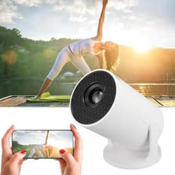Mini projector met Wi-Fi - 1080P ondersteuning - 270° verstelbaar - ideaal voor thuisgebruik - SnelShoppen — thumbnail 2