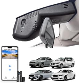 SnelShoppen - Dashcam Mangoal Voor BMW 2 Serie Coupé Cabriolet F22 F23 G42 Active Tourer Gran Tourer F45 F46 U06 Gran Coupé F44 M2 F87 - Front 4K Acht — thumbnail 1
