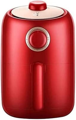 Airfryer voor thuis - Compacte friteuse - Snelle maaltijden - Dubbele draaiknop - 2 liter - Multicolor — thumbnail 1