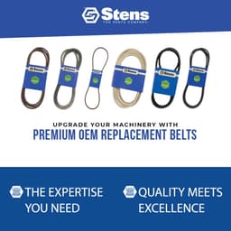 Grasmaaier Riem - Dek Riem - Gazon Onderhoud - OEM Specificaties - 111 1/4 x 5/8 inch - Bruin — thumbnail 2