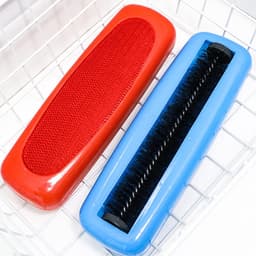 Kruimel Veegmachine - Handborstel Bezem - Tafel Schoonmaken - Dubbelzijdig Ontwerp - 8.1 x 6.5 x 4 cm - Willekeurige Kleur — thumbnail 4