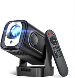 KAD® Draagbare Beamer - 4K met Native 1080P - Draagbare Mini Beamer - Mini Projector - Zwart - 19cm x 16cm x 14cm — thumbnail 1