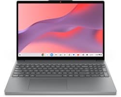 Lenovo Chrome 15ITN10 Intel® N N355 Chromebook 38,9 cm (15.3") WUXGA 8 GB LPDDR5x-SDRAM 128 GB UFS Wi-Fi 6E (802.11ax) ChromeOS Belgisch Grijs