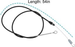 Dailygoods- Tractie Controle Kabel 54" - Compatibel met Exmark/Toro - Roestvrij/Stijve Staalkabel - OEM 137-4758 - Voor Maaier - Soepele Installatie - Maaikabel — thumbnail 5
