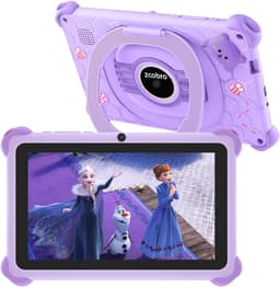 SnelShoppen - Kindertablet 7 Inch met Beschermhoes, Android Kids Tablet, 2GB RAM, 32GB ROM, Uitbreidbaar tot 256GB, WiFi, Bluetooth, Kindbescherming, — thumbnail 1