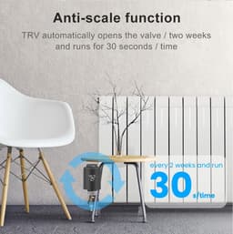 SnelShoppen - Smart Thermostaat Radiator Ventiel - Programmeerbaar, Zigbee Temperatuurregeling, App Besturing, Compatibel met Alexa en Google Home, LC — thumbnail 5