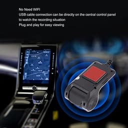 USB Dashcam, 1080P HD DVR Dual Auto Rij Recorder met Loopopname, Nachtzicht, Bewegingsdetectie, ADAS Afstandswaarschuwing Auto Recorder voor Voertuigen — thumbnail 5