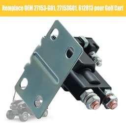 Startrelais geschikt voor EZGO TXT gas golfkar 1994 en later, 14V, vervangt OEM 27153-G01 en 612813 voor betrouwbare startprestaties — thumbnail 5
