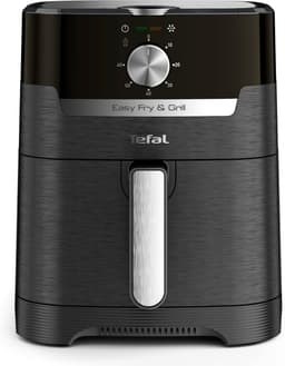 Heteluchtfriteuse Grill - Airfryer Frituurpan - Gezond Koken - 2-in-1 Technologie - 42 Liter - Zwart — thumbnail 3