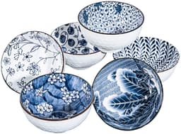 Dailygoods - Japanse Keramische Rijstkommen Set van 6 - Magnetron Veilig — thumbnail 1