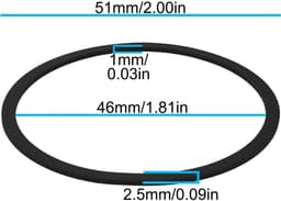 Dailygoods - 5 Stuks Grasmaaier Carburateur O-Ring Pakking - Compatibel met Tecumseh — thumbnail 3