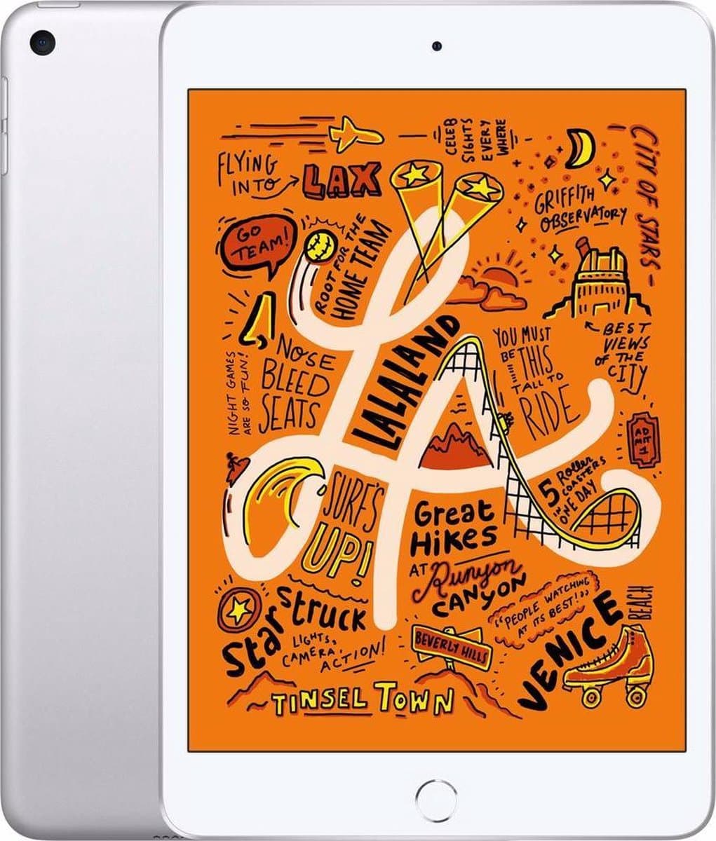 Apple iPad Mini (2019) - 7.9 inch - WiFi - 64GB - Zilver - 5e generatie — afbeelding 1