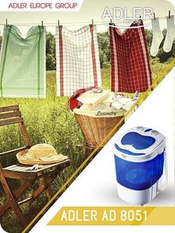 Adler AD 8051 Mini wasmachine met centrifuge — thumbnail 5