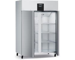 Ecofrost Koelkast - 1200L - RVS - +2°C/+8°C - Statisch + Ventilator - Wielen - 1340x810x2010mm - Horeca Koelkast