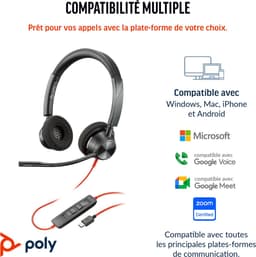 POLY Blackwire 3320 USB-C Headset — thumbnail 2
