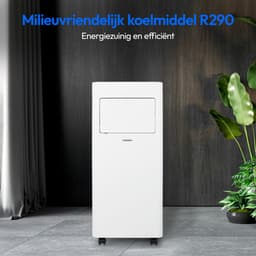 MEDION Mobiele Airco E701 (7000 BTU, 3-in-1, Koelen, Ontvochtigen, Ventileren, tot 25m², incl. Raamafdichtingskit, voor Slaapkamer en Woonkamer, Afstandsbediening, MD 37730) — thumbnail 4