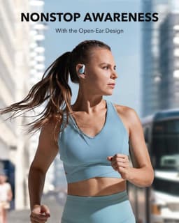Soundcore AeroFit Pro NEW | Secure Open-Ear Sport Earbuds- Blauw — thumbnail 4