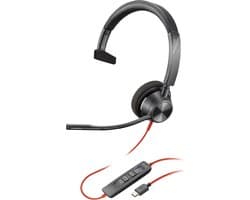 HP Poly Blackwire C3310-M – On-ear headset – Mono – Zwart – Ruisonderdrukking