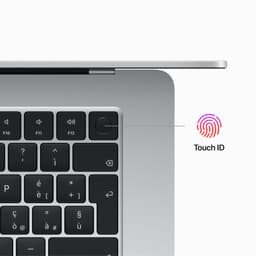 Apple Macbook Air (2023) MQKT3N/A - 15 inch - M2 - 512 GB - Zilver — thumbnail 5
