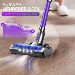 40.000 Pa-500 W Draadloze Elektrische Stofzuiger - Borstelloze Motor - 11 Liter Capaciteit - 6 in 1 - Touchscreen - Tapijten en Vloeren — thumbnail 3