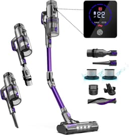 40.000 Pa-500 W Draadloze Elektrische Stofzuiger - Borstelloze Motor - 11 Liter Capaciteit - 6 in 1 - Touchscreen - Tapijten en Vloeren — thumbnail 1