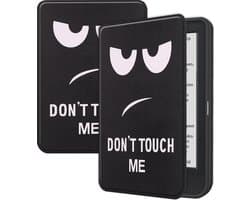 Hoes Geschikt voor Kobo Clara BW - E-reader Hoesje Bescherm Hoesje Case Sleep Cover - Hoes Geschikt voor Kobo Clara BW Hoesje - Don't Touch Me