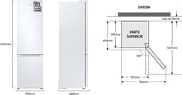 SAMSUNG  RB38C603CWW -  Koel-vriescombinatie - breedte 59.5 cm - hoogte 203 cm - inhoud 390 l - NoFrost — thumbnail 5