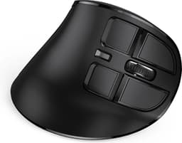Ergonomische Verticale Draadloze Muis - Oplaadbaar via Bluetooth 5.0, 3.0 en USB voor Windows, Mac, Android en iOS - Ideaal voor Comfort en Gezondheid — thumbnail 2