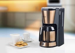 Koffiezetapparaat gemalen filterkoffie thermokan 8 kopjes 900W koper — thumbnail 5