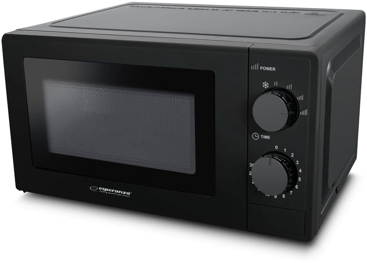Esperanza ESTOFADO Zwart Solo-magnetron Aanrecht 20 l 700 W — afbeelding 1